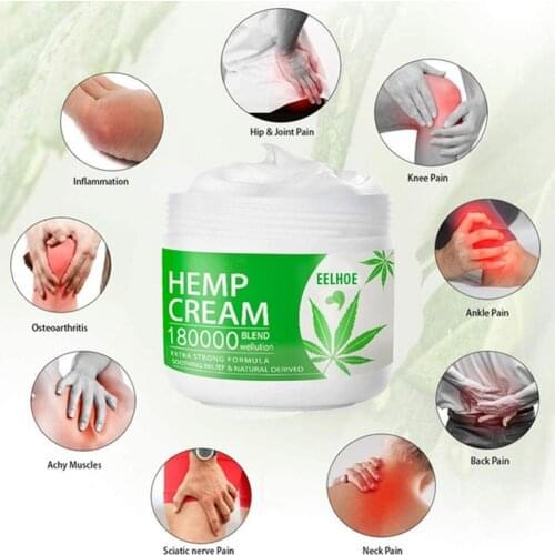 Pure Natural Cream Hemp Ointment Relieves Stress And Relieves Muscle And Joint Pain Hemp Ointment Soothing 10/20/30/50ML