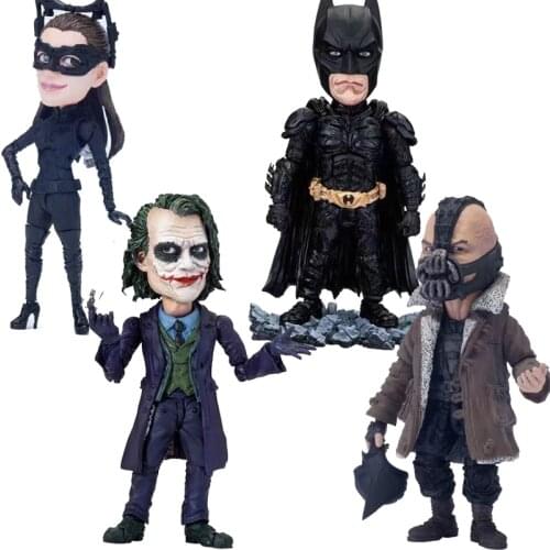Bane Action Figure Movie The Dark Knight Joker Figurine Movable Joint Big Eyes Collectible Model Toys Doll Gift