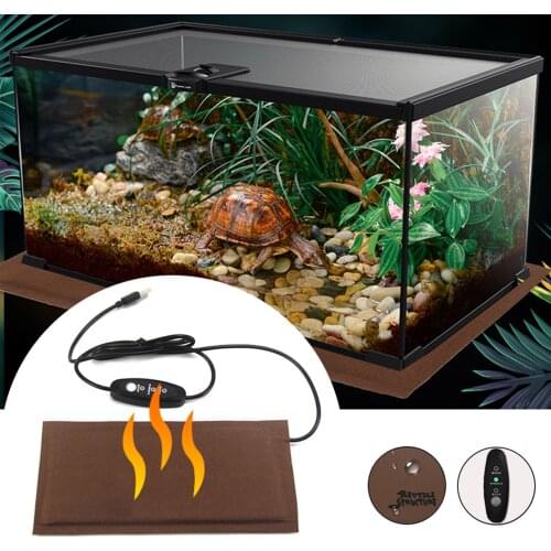 Reptile Heating Pad 3 Levels Temperature Adjusted Pet Warmth Mat Lizard Hamster Urine Scratching Blanket USB Reptile Heating Mat