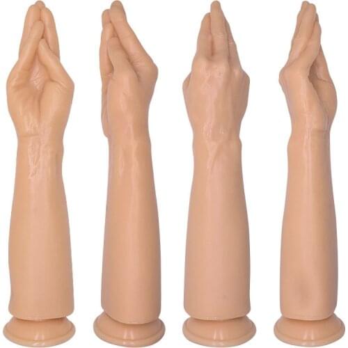 Large Size Simulation Arm Expansion Anal Plug Simulation Dildo Female Fisting Masturbation Device Sucker Anal Adult Products