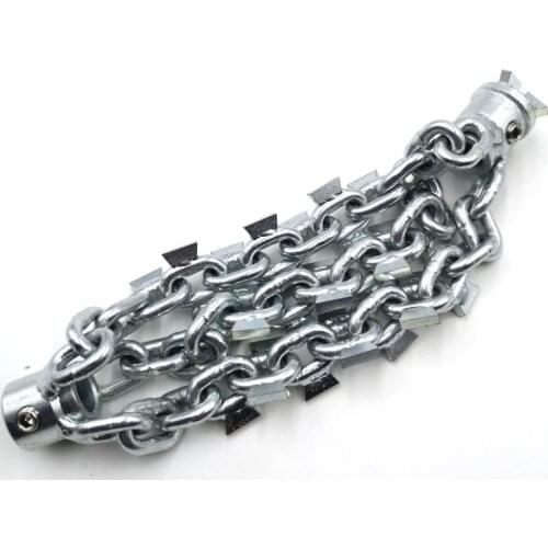 LEADFEN with drill-head sewer clog remover DN125mm tube cleaning knocker 10mm flexible shaft cable drain cleaning cutter