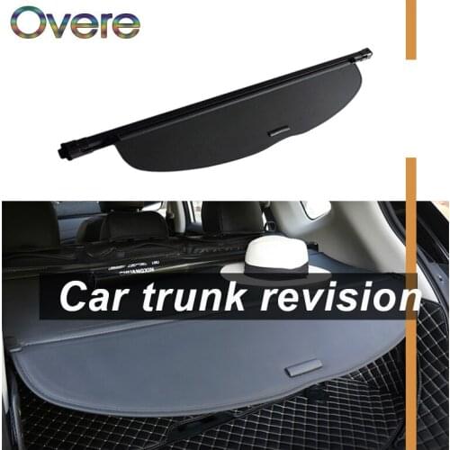Overe 1Set Car Rear Trunk Cargo Cover For Nissan X-Trail Rogue SV 2014 2015 2016 2017 Security Shield Shade Auto accessories