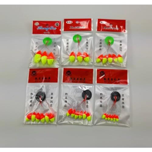 5 Bags/lot Seven-star Fishing Float 8mm-22mm 6 Sizes Foam Fishing Float Fishing Tackle Accesories Pesca Buoys A445