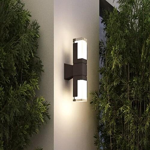 Garden lamp led outdoor lamp waterproof wall lamp modern minimalist creative exterior wall lamp villa balcony outdoor wall lamp