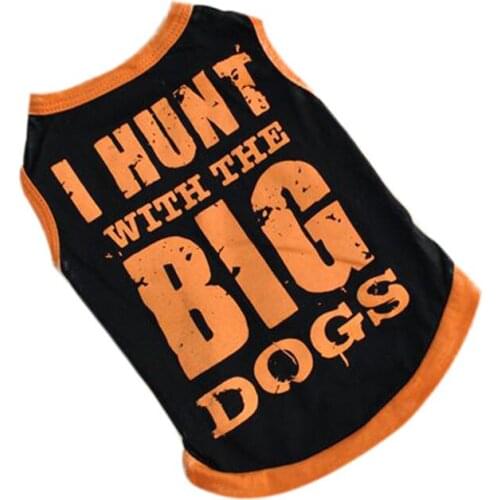 My House Creative New Summer Breathable Cozy Dog Clothes Vest T-shirt With BIG Patterned Pet Clothing drop shipping Sep6