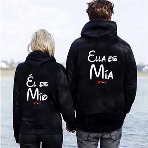 Women Letter Print Sweatshirts Woman Pullover Men Hoodied Tops Letter Plus Size Hooded Couple Hoodies