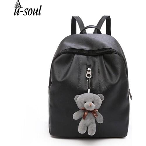 Female Solid Women Backpacks School Shoulder Bag Casual School Backpack For Teenagers Girls Large Capacity Leisure Women A10328