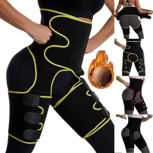 ZITY Women Sport Waist Support Legs Support Slimming Leg Shaper Thigh Trimmers Warmer Slender Shaping Legs Compress Belt Shapers