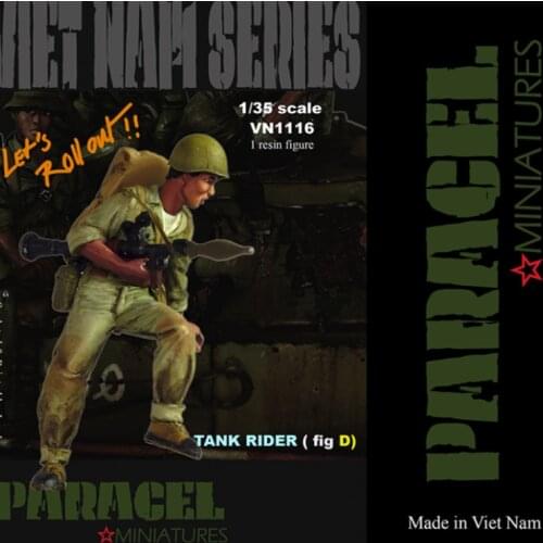 1/35 NVA Tank rider Fig D (RPG ), Resin Model Soldier GK, Vietnam War, Unassembled and unpainted kit