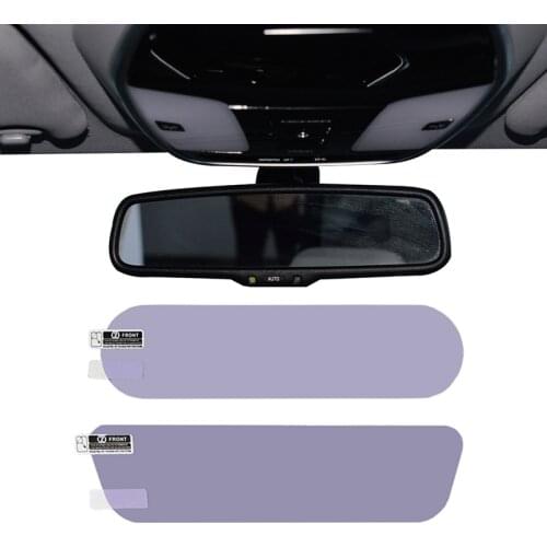 1 Pcs Car Accessories Car Mirror Window Clear Film Membrane Anti Fog Anti-glare Waterproof Sticker Driving Safety