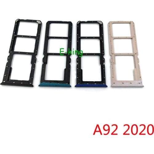 10PCS For OPPO A92 2020 Sim Card Slot Tray Holder Sim Card Reader Socket Replacement Part