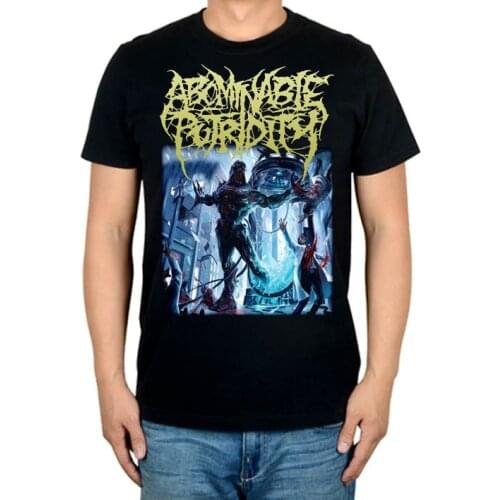 10 Designs Horrible Abominable Putridity Rock Brand shirt 3D Hardrock heavy Dark Metal 100%Cotton Tee camiseta