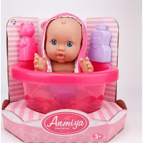 13" Reborn Doll Baby Simulation Soft Vinyl Children Dolls Children Kindergarten Lifelike Toys for Girls Birthday Gift 2016