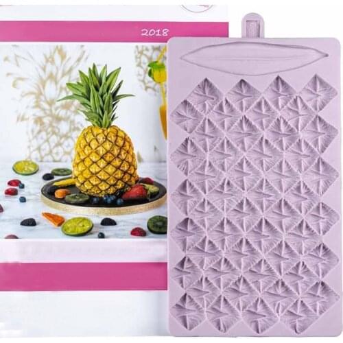 3D Pineapple Silicone Mould Chocolate Fondant Mold DIY Party Cake Decorating Tools Kithcen Baking Cupcake Candy Clay Molds