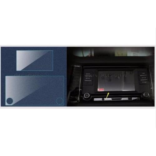 Car Sticker Car Styling GPS Navigation Screen Glass Steel Protective Film For Skoda Kodiaq 2017 2018 Control of LCD Screen