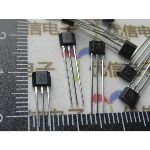 Free shipping with tracking 100pcs U18/US1881/OH188/1881 hall element high quality linear hall switch typing U18