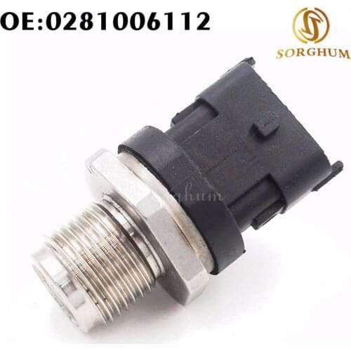 1800 Bar Fuel Rail High Pressure Sensor 0281006112 Common Injection 0281006325 0281002846 0281002937 For Cummins IVECO DAF MAN