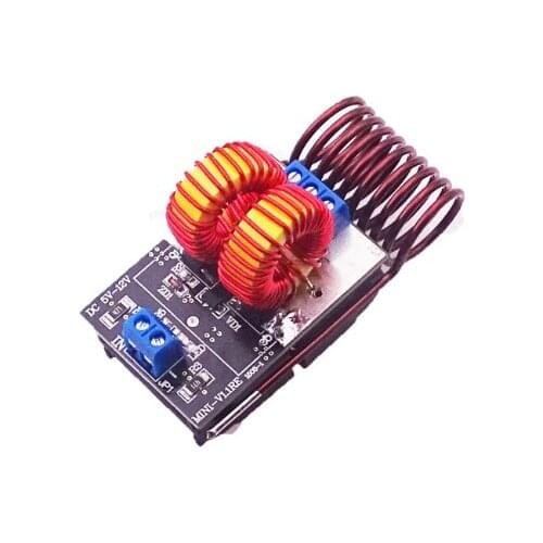 DC 5V-12V 120W Mini ZVS Induction Heating Power Module Tesla Jacobs Ladder No Taps With Heating Coil