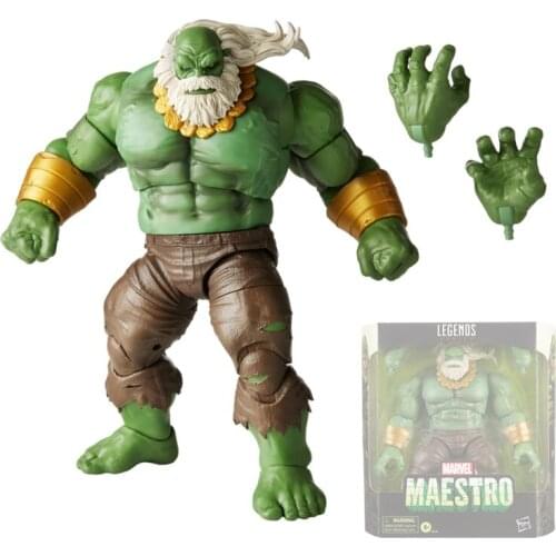 Hasbro Marvel Legends Series Avengers 6-inch Scale Anime Figures Maestro Action Figure and 2 Accessories for Kids Age 4 and Up