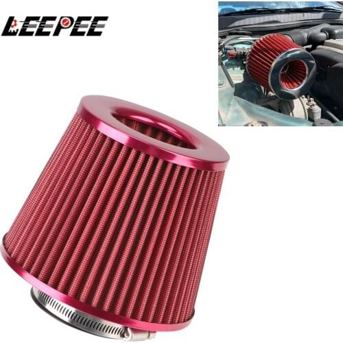 76MM 3 Inch High Flow Cold Air Intake Filter Universal Induction Kit Car Accessories Car Air Filters Sport Power Mesh Cone