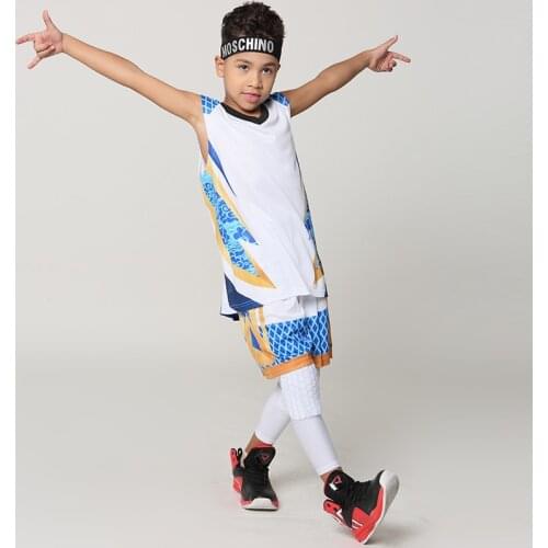 Mens Kids Basketball Jerseys suit Youth Basketball Uniforms Kits Sports Clothing Track Suit Football Throwback Jerseys Shorts