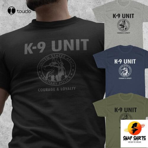New K-9 Military Police Special Unit Us Army Canine Squad T-Shirt