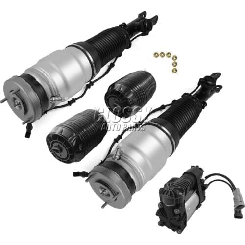 AP02 2pcs Front Air Strut + 2pcs Rear Spring Bag + Compressor for Hyundai Equus 09-16