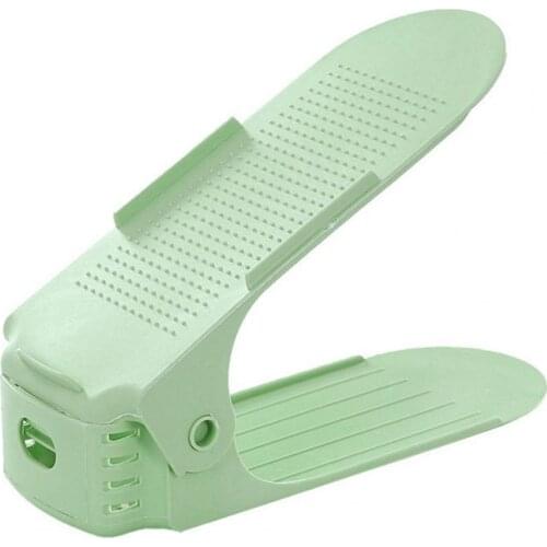 Adjustable Double-layer Shoe Rack Space-saving Storage Stand Shelf Organizer Shoerack