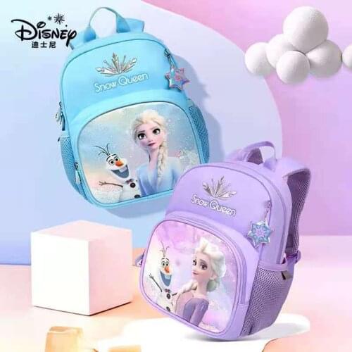 Disney Frozen School Bags For Girls Elsa Anna Kindergarten Backpack Large Capacity Age 2-9 years Kids Birthday Gifts Mochilas