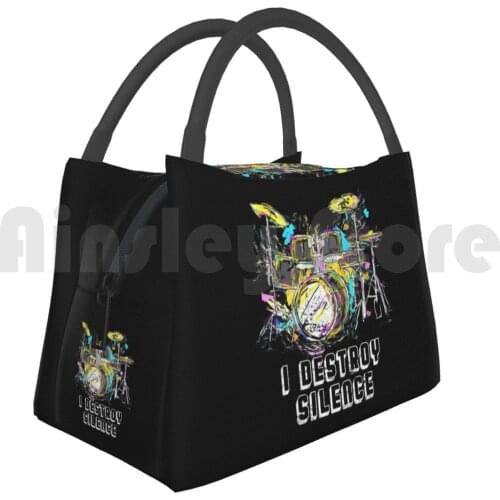 Cooler Lunch Bag Picnic Bag Drummer Music Drums Drums Drummer Drumsticks Percussion Music Musician Musical Instrument