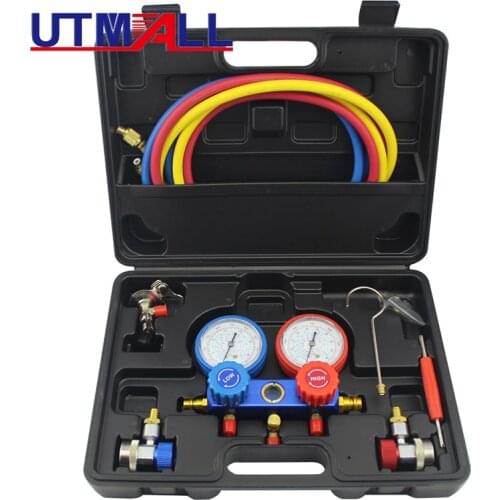 High Quality R134A Manifold Gauge & Feron-Adding Gauge For R134A Cooling System Testing Tool