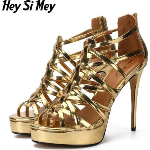 Women sandals Big Size 39-50 ladys sandal Super High 13.5 women shoes sandalias mujer 2019 chaussures femme sandalias