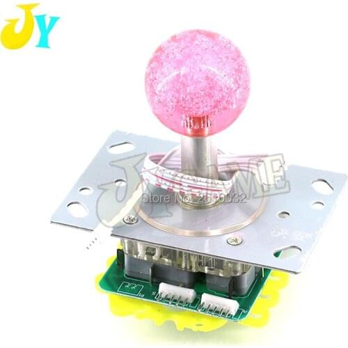 1PCS 12V Illuminated Joystick Double 5 Pin PCB LED Joystick 4 Way 8 Way Fishing Stick With 5pin Cable Colorful Flashing Rocker