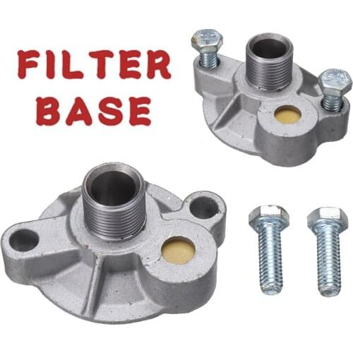 1pc Car Auto Metal SBC Oil Filter Adapter Spin On Bypass For Chevy 283 305 327 350 383 396 427 454 Parts