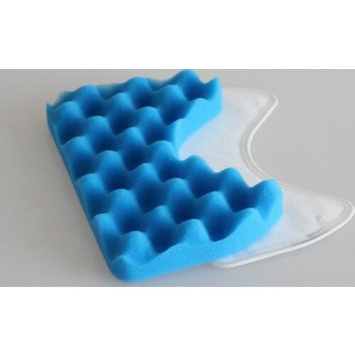 1pc Vacuum Cleaner Sponge Dust Filter Blue & 1pc Cotton Filter For Samsung Sc65 66 67 68 Foam Rubber Pro Vacuum Cleaner #50g