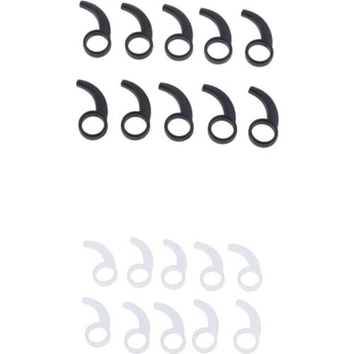 20pcs Anti-lost Silicone Earhook Ear Cap Pads Cover for In-Ear Headphone 9mm - 13mm