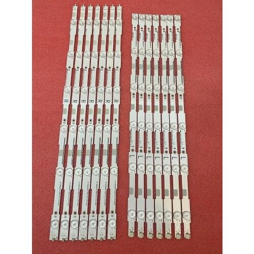 5set=70pcs LED backlight stip for 55PUH6400 55PUK6400 55PUX6400 55PUT4900 55PUT6400 55HFL5010T/12 LB55037 V1_03 LB55043 LB55052