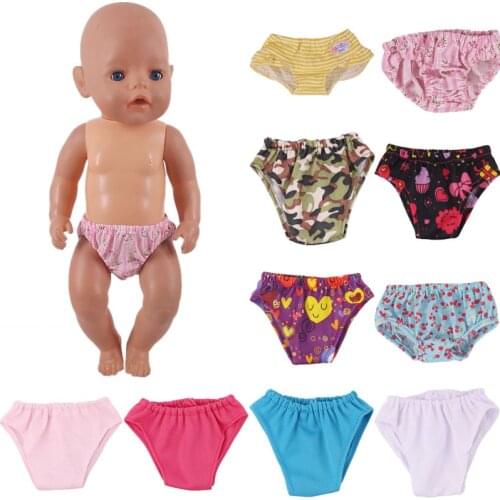 Doll Accessories 43cm Reborn Baby Doll Panties And 18-inch American Doll Panties, Gifts For A Generation Of Girls, Toys