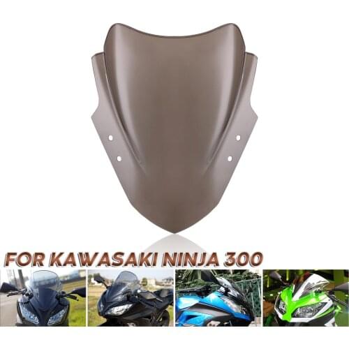 Motorcycle accessories fairing windshield cover panel rectifier board double bubble for Kawasaki Ninja ex300 ex300r 2013-2016
