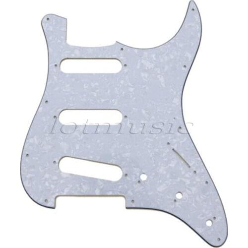 Guitar Pickguard Pearl White for Electric Replacement Guitar Parts