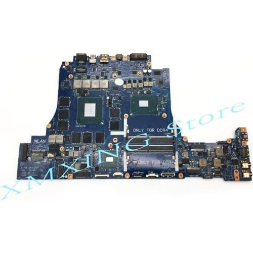 FULCOL For DELL LA-D751P 17 R4 15 R3 Laptop Motherboard I7-7820HK I7-7700HQ GTX1070 8GB CN-0V1KRT V1KRT D51CG tested 100% work