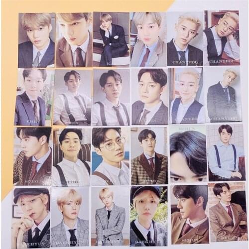 KPOP EXO Double Sides LOMO Card Photo Card OBSESSION Exploration XIUMIN SUHO LAY Baekhyun CHEN CHANYEOL KAI Book Mark JH284