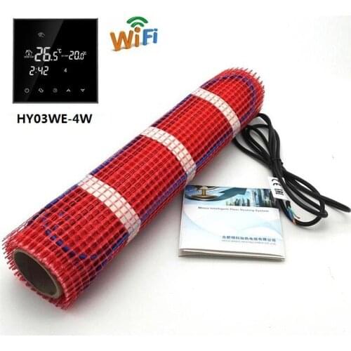 MINCO HEAT 6~15m2 Underfloor Heating Mat 150w/m2 for Floor Warming System (Wifi Room Thermostat Selection)