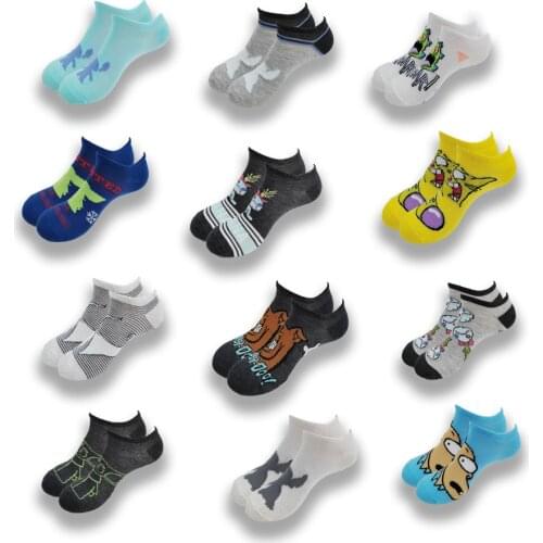 2021 Socks Mens Latest Design Boat Socks Short Summer Socks Quality Business Cartoon and Animation Colorful Mens C