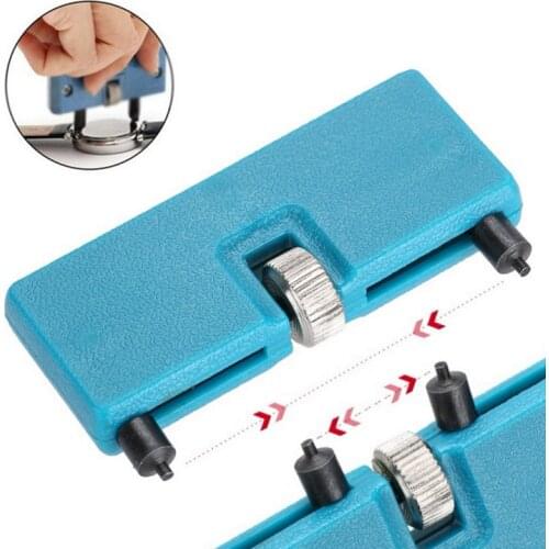 Newest Watch Back Case Cover Opener Press Closer Remover Wrench Repair Tool Kit Durable Metal Wrist Watch Disassemble Tools