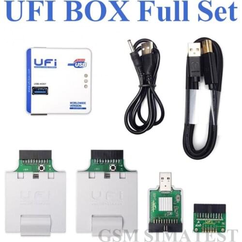 News Version UFi Box Read EMMC user data, as well as repair, resize, format, erase, read write and update