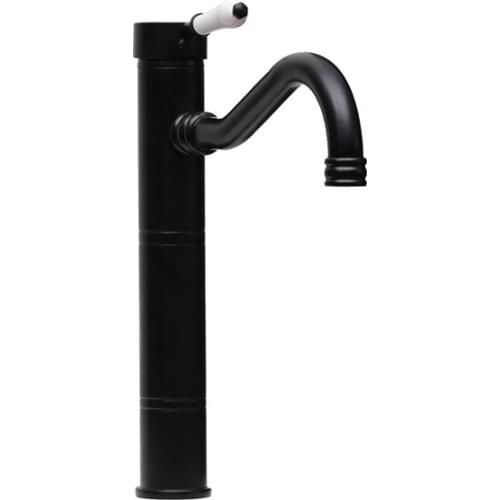 Porselen Kol Çanak Lavabo Bataryası Siyah