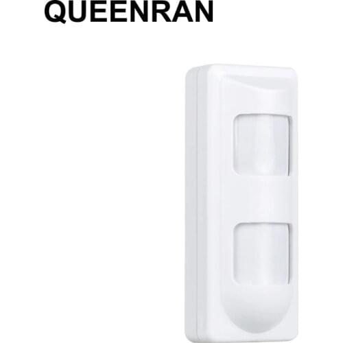 Wired 2 PIR+MW Outdoor Alarm Motion Detector With Anti-Mask,IP65 Waterproof, Pet Immune/Wide Angle/Curtain Lens for Option