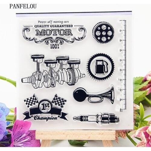 PANFELOU The band game Transparent Silicone Rubber Clear Stamps cartoon for Scrapbooking/DIY Easter wedding album