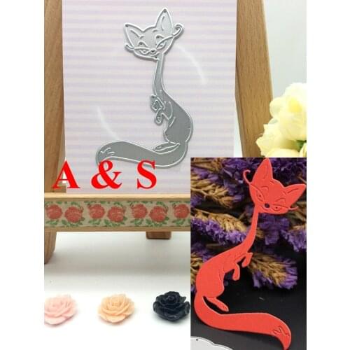 METAL CUTTING DIES Cartoon Fox gift Scrapbook card album wedding paper craft home decor embossing stencil punch H23